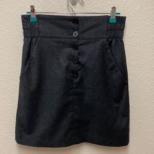Stella McCartney Wool Button Front Pencil Skirt Size 4